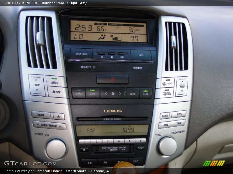 Bamboo Pearl / Light Gray 2004 Lexus RX 330