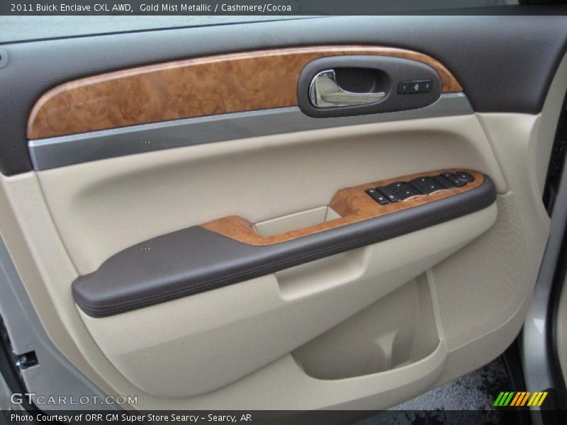 Gold Mist Metallic / Cashmere/Cocoa 2011 Buick Enclave CXL AWD