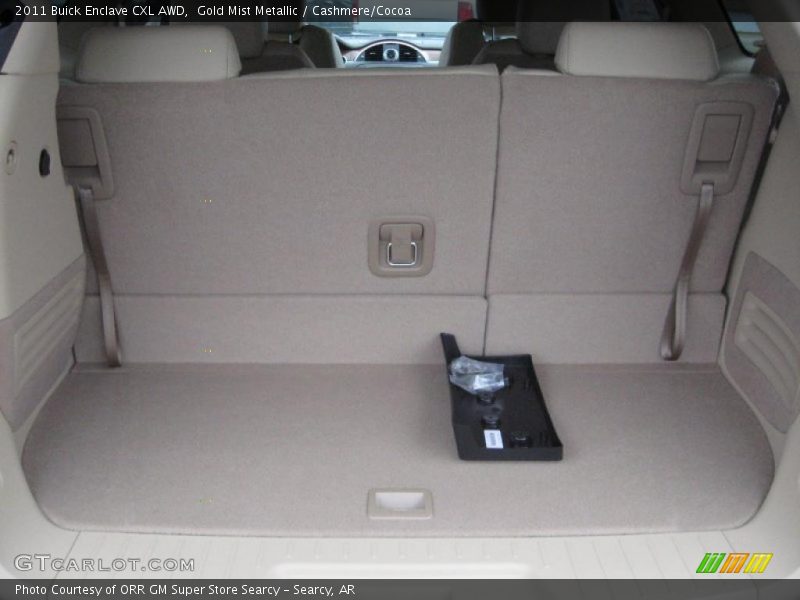 Gold Mist Metallic / Cashmere/Cocoa 2011 Buick Enclave CXL AWD