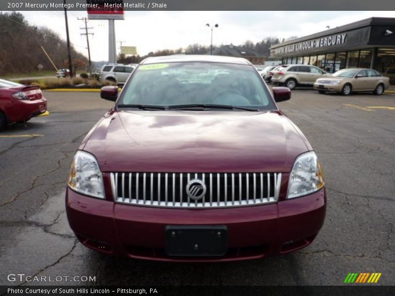 Merlot Metallic / Shale 2007 Mercury Montego Premier