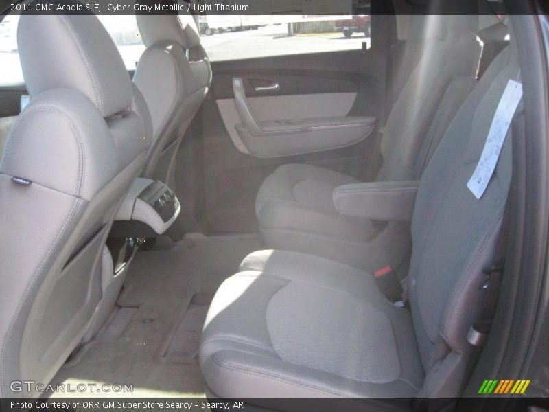 Cyber Gray Metallic / Light Titanium 2011 GMC Acadia SLE