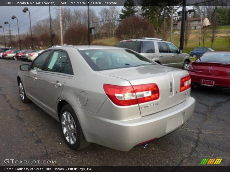 Silver Birch Metallic / Dark Charcoal 2007 Lincoln MKZ AWD Sedan