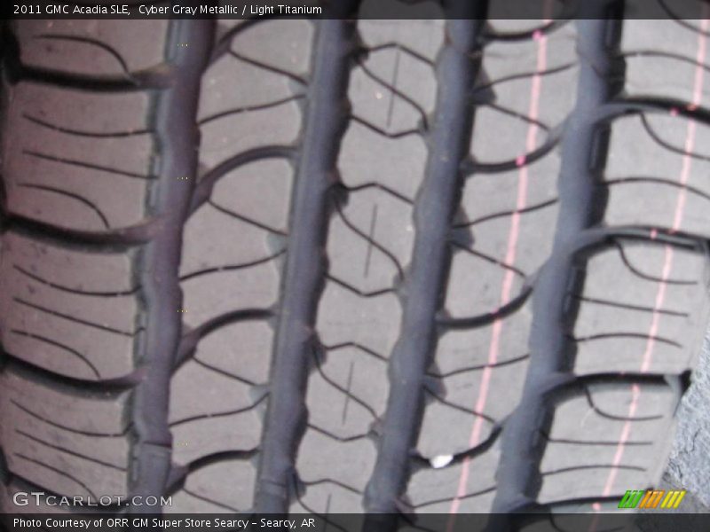 Cyber Gray Metallic / Light Titanium 2011 GMC Acadia SLE