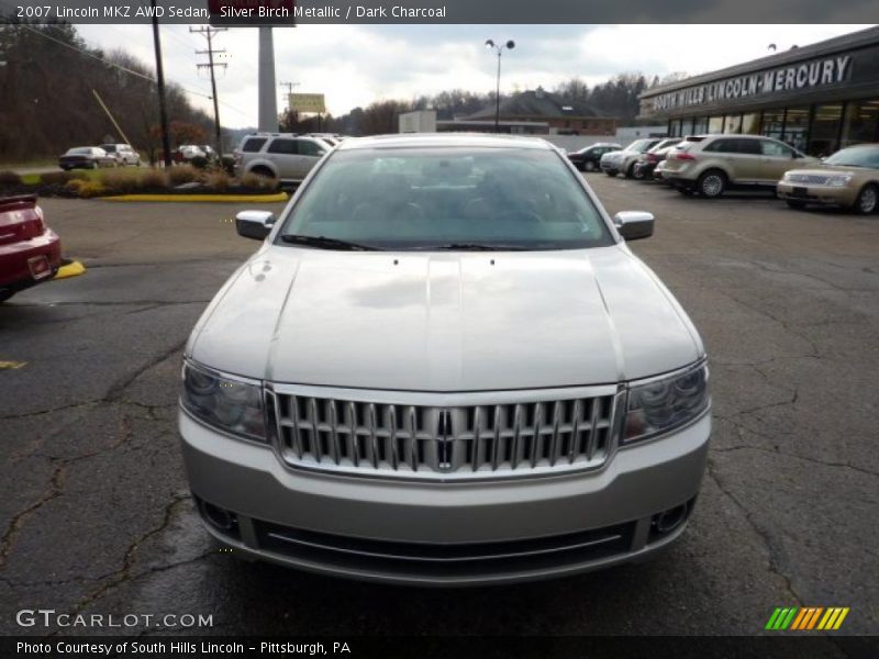 Silver Birch Metallic / Dark Charcoal 2007 Lincoln MKZ AWD Sedan