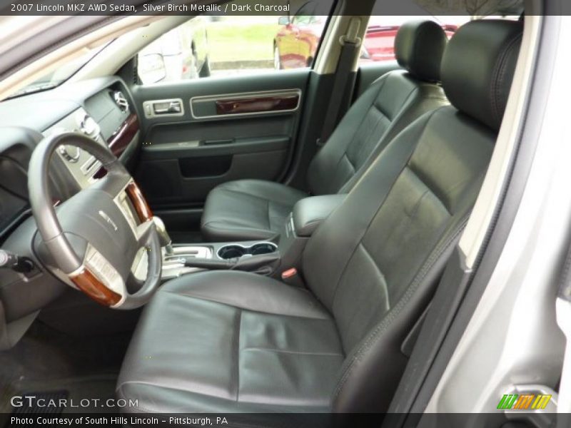 Silver Birch Metallic / Dark Charcoal 2007 Lincoln MKZ AWD Sedan