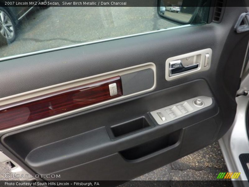 Silver Birch Metallic / Dark Charcoal 2007 Lincoln MKZ AWD Sedan