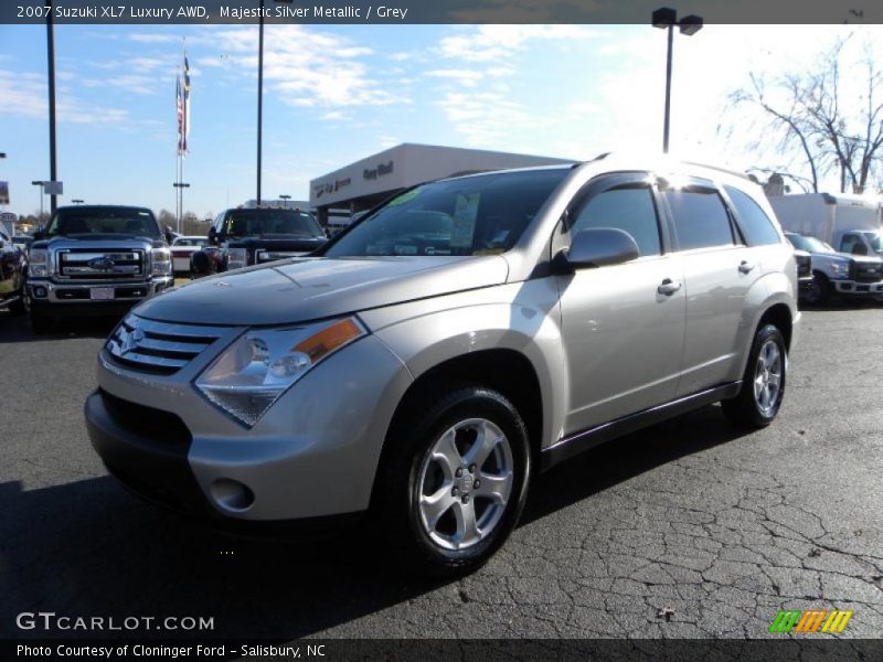 Majestic Silver Metallic / Grey 2007 Suzuki XL7 Luxury AWD