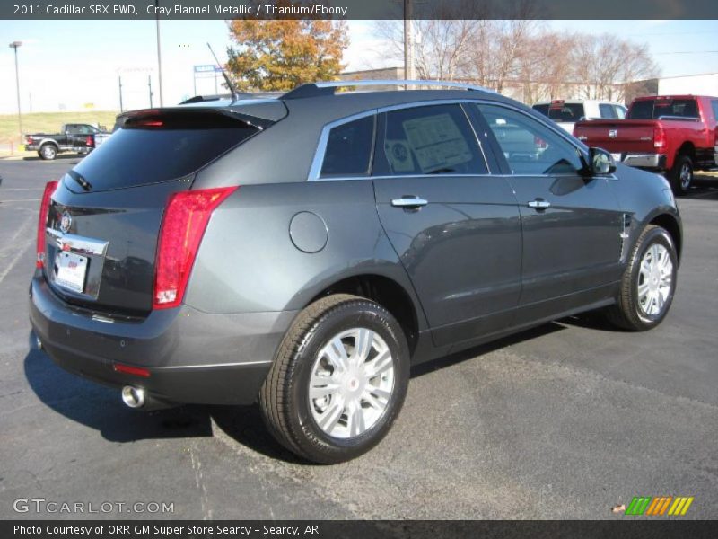 Gray Flannel Metallic / Titanium/Ebony 2011 Cadillac SRX FWD