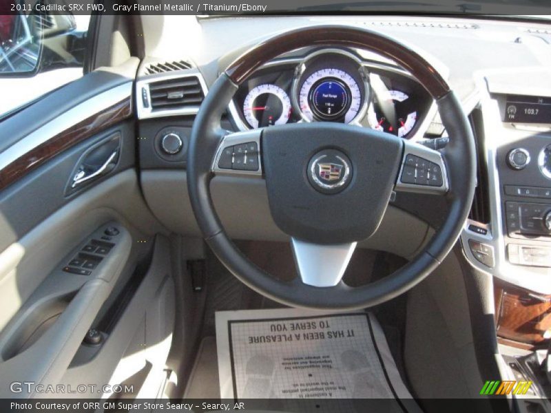 Gray Flannel Metallic / Titanium/Ebony 2011 Cadillac SRX FWD