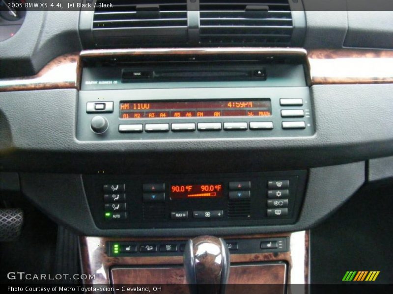 Jet Black / Black 2005 BMW X5 4.4i