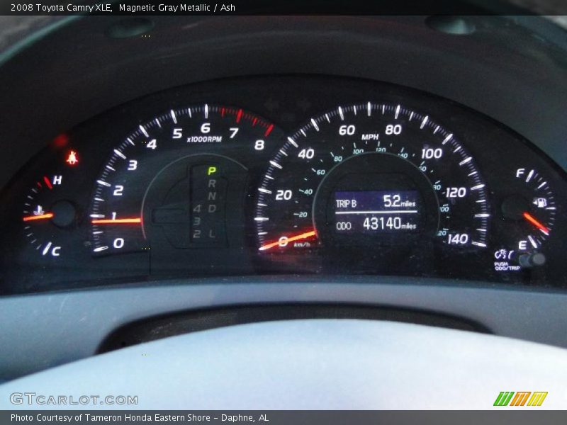 Magnetic Gray Metallic / Ash 2008 Toyota Camry XLE