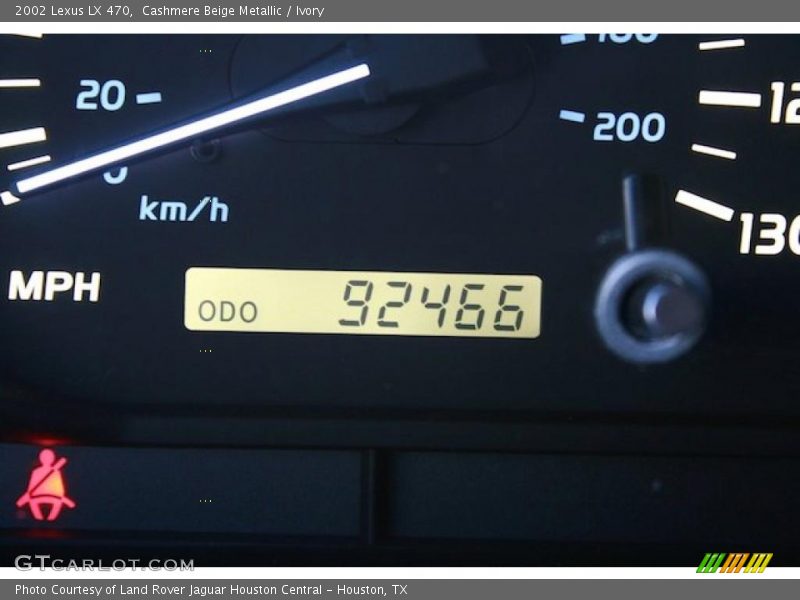 Cashmere Beige Metallic / Ivory 2002 Lexus LX 470