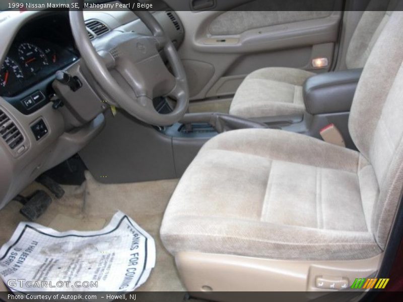 Mahogany Pearl / Beige 1999 Nissan Maxima SE