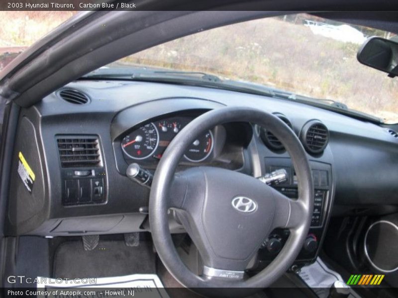 Carbon Blue / Black 2003 Hyundai Tiburon