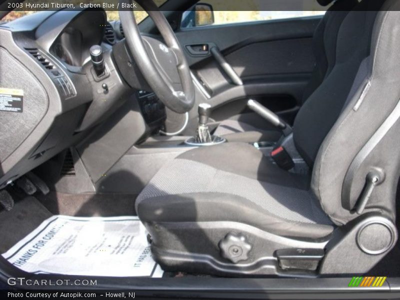  2003 Tiburon  Black Interior