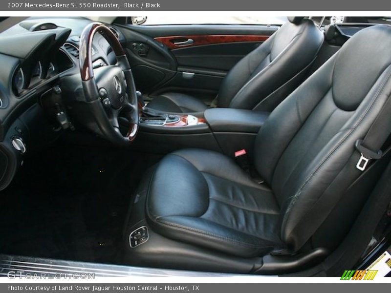 Black / Black 2007 Mercedes-Benz SL 550 Roadster