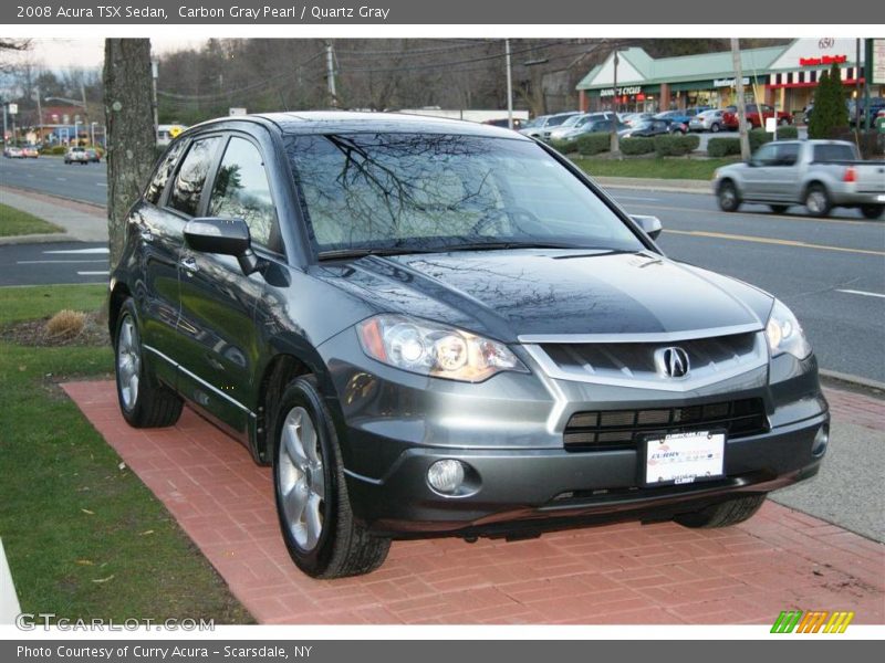 Carbon Gray Pearl / Quartz Gray 2008 Acura TSX Sedan