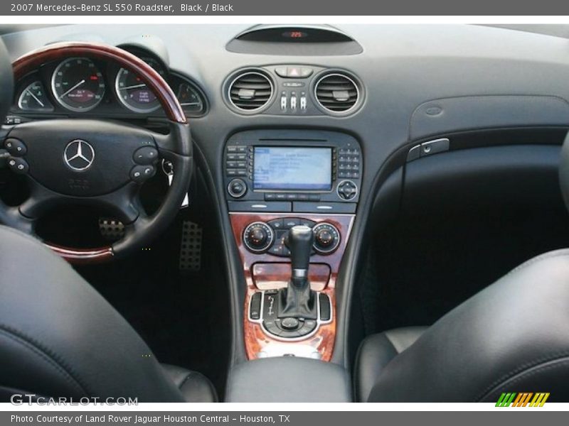 Black / Black 2007 Mercedes-Benz SL 550 Roadster