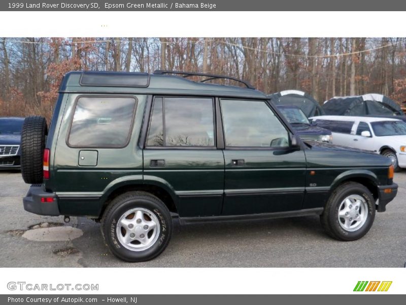 Epsom Green Metallic / Bahama Beige 1999 Land Rover Discovery SD