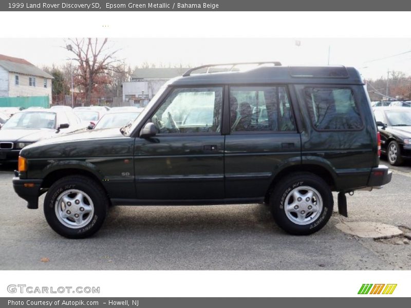 Epsom Green Metallic / Bahama Beige 1999 Land Rover Discovery SD