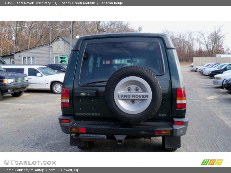 Epsom Green Metallic / Bahama Beige 1999 Land Rover Discovery SD