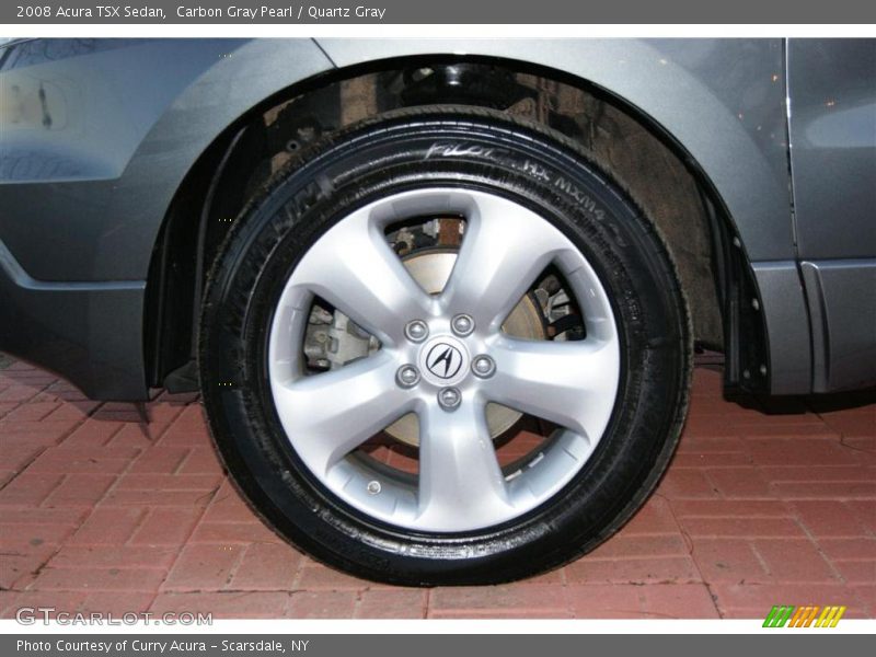 Carbon Gray Pearl / Quartz Gray 2008 Acura TSX Sedan