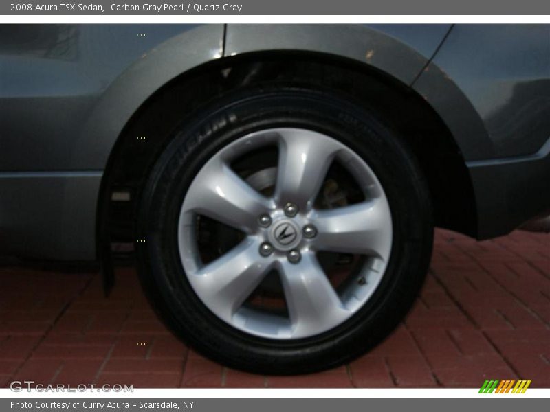 Carbon Gray Pearl / Quartz Gray 2008 Acura TSX Sedan