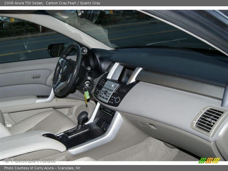 Carbon Gray Pearl / Quartz Gray 2008 Acura TSX Sedan