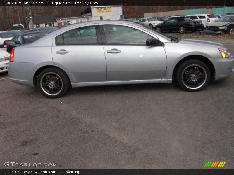 Liquid Silver Metallic / Gray 2007 Mitsubishi Galant SE