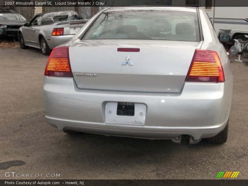 Liquid Silver Metallic / Gray 2007 Mitsubishi Galant SE