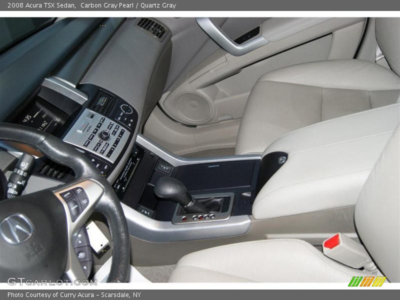 Carbon Gray Pearl / Quartz Gray 2008 Acura TSX Sedan