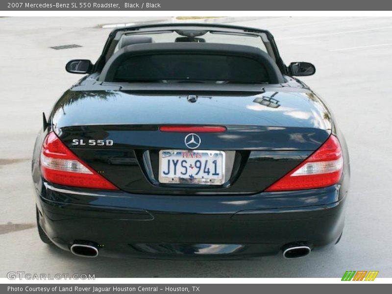 Black / Black 2007 Mercedes-Benz SL 550 Roadster