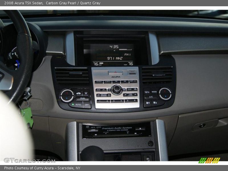 Carbon Gray Pearl / Quartz Gray 2008 Acura TSX Sedan