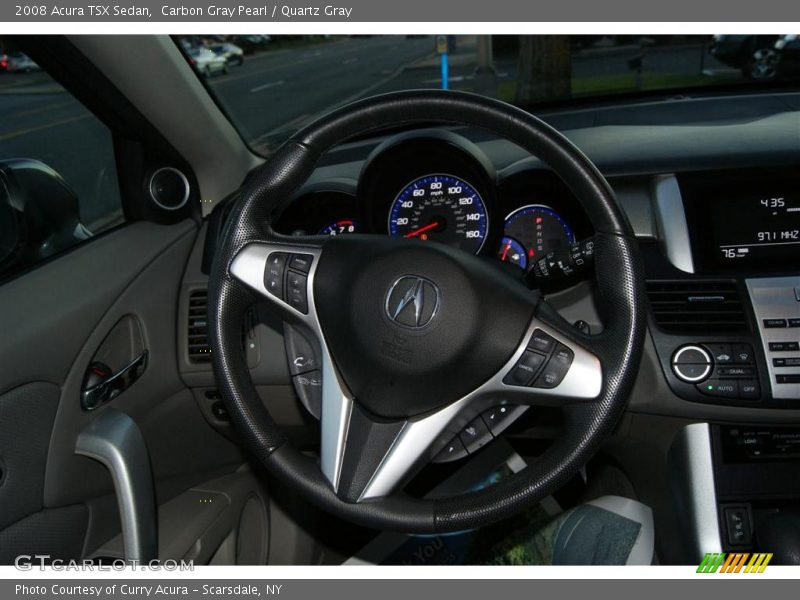 Carbon Gray Pearl / Quartz Gray 2008 Acura TSX Sedan