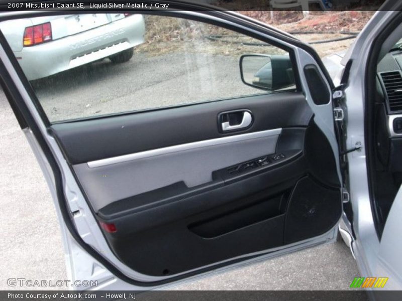 Liquid Silver Metallic / Gray 2007 Mitsubishi Galant SE