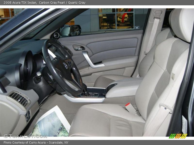 Carbon Gray Pearl / Quartz Gray 2008 Acura TSX Sedan