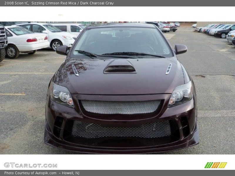 Sizzling Crimson Red Mica / Dark Charcoal Gray 2008 Scion tC