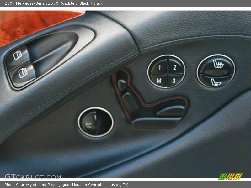 Black / Black 2007 Mercedes-Benz SL 550 Roadster