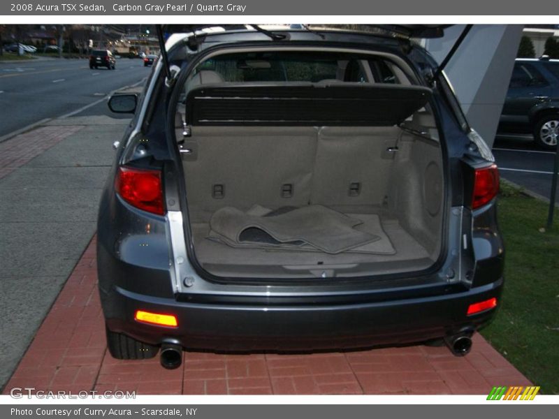 Carbon Gray Pearl / Quartz Gray 2008 Acura TSX Sedan