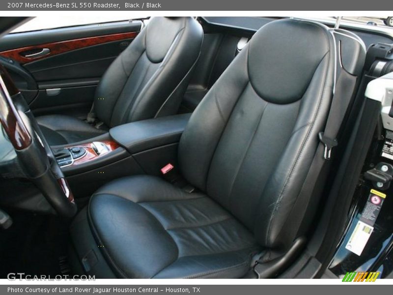 Black / Black 2007 Mercedes-Benz SL 550 Roadster