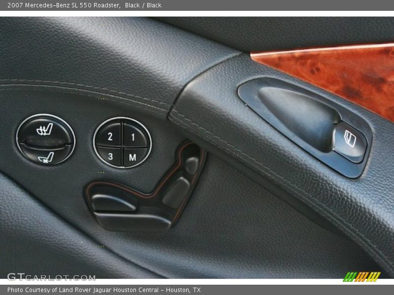 Black / Black 2007 Mercedes-Benz SL 550 Roadster