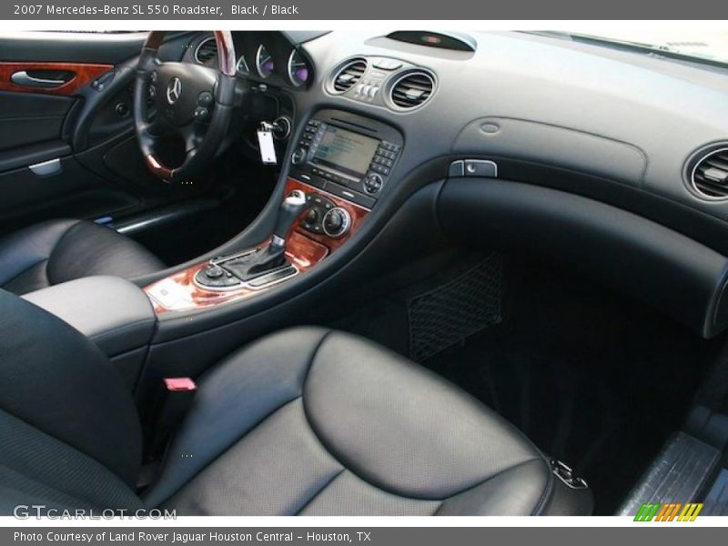 Black / Black 2007 Mercedes-Benz SL 550 Roadster