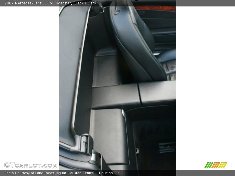 Black / Black 2007 Mercedes-Benz SL 550 Roadster