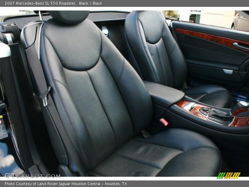 Black / Black 2007 Mercedes-Benz SL 550 Roadster