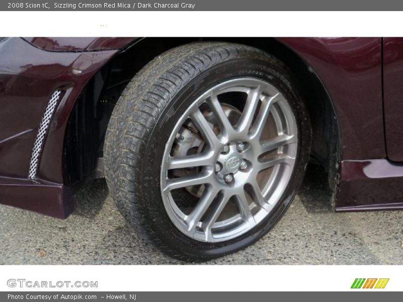 Sizzling Crimson Red Mica / Dark Charcoal Gray 2008 Scion tC