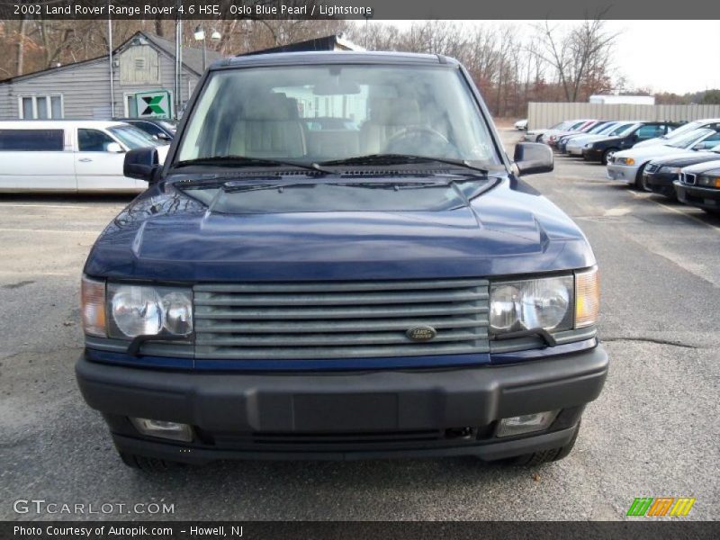 Oslo Blue Pearl / Lightstone 2002 Land Rover Range Rover 4.6 HSE