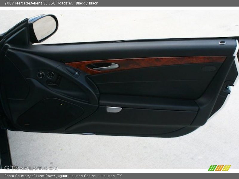 Black / Black 2007 Mercedes-Benz SL 550 Roadster