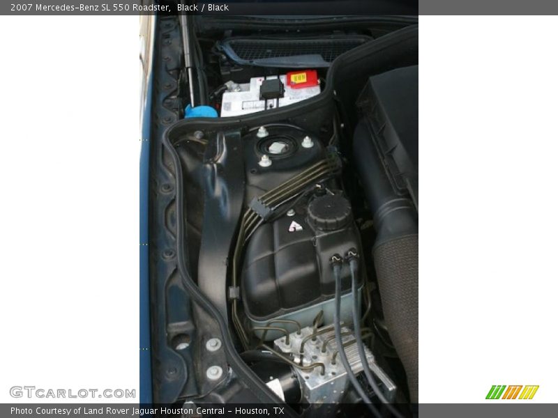 Black / Black 2007 Mercedes-Benz SL 550 Roadster