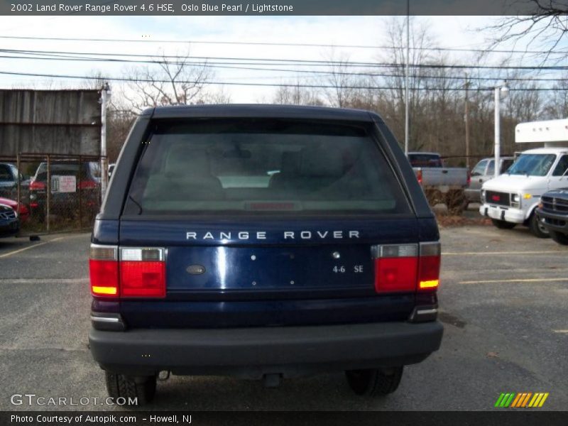 Oslo Blue Pearl / Lightstone 2002 Land Rover Range Rover 4.6 HSE