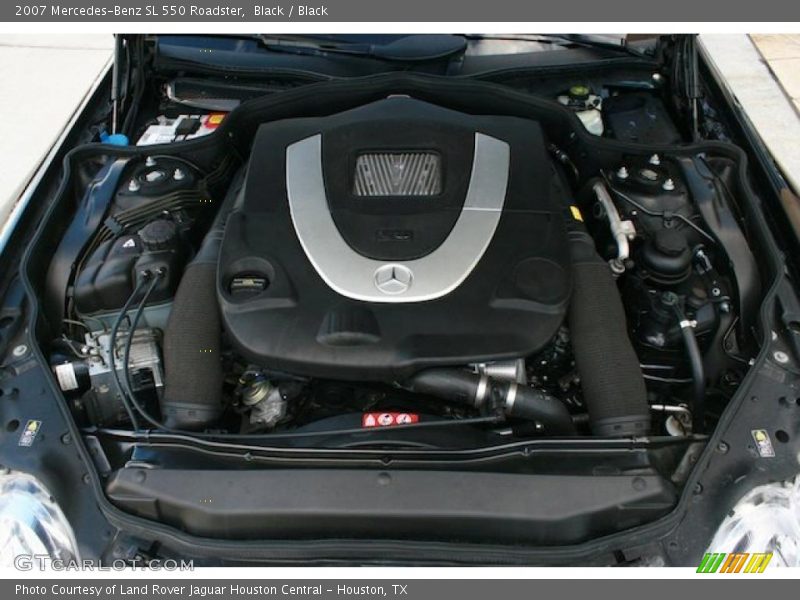 Black / Black 2007 Mercedes-Benz SL 550 Roadster